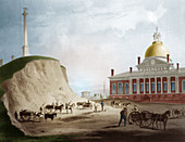 Cutting Down of Beacon Hill, 1811