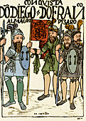 Pizarro Gathering Recruits, 17th Century