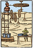 Branca Invention, Steam Blower, 1629