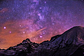 Sagittarius Milky Way and Mt. Rainier