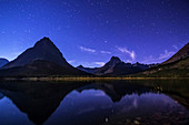 Night Reflections, Swiftcurrent Lake