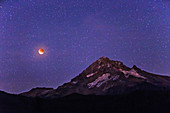 Total Lunar Eclipse over Mt. Hood