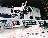 Space Shuttle Challenger Wreckage, 1986