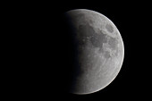 Total Lunar Eclipse, Partial Phase, 9 27 2015