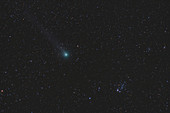 Comet C 2014 Q2 Lovejoy and NGC 457