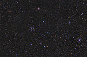Open Clusters in the M103 Area
