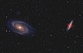 M81 and M82, Galaxies in Ursa Major