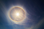 Solar Halo and Cirrus Clouds