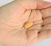 Valsartan 160mg in Palm of Hand