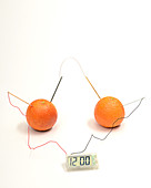 Orange Clock