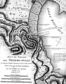 Historical map of Thermopylae