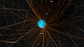 Uranus's magnetosphere, illustration