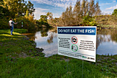 River contaminated with PFAS chemicals