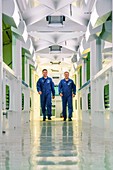 Astronauts Bob Behnken and Eric Boe