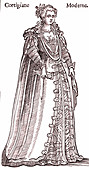 Italian courtesan, 16th century
