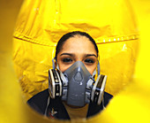 Fit Test on Respirator