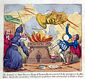 Roger Bacon Conducting Experiment