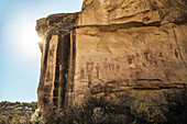 Sego Canyon Rock Art Panel