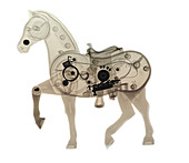 Toy Horse, X-ray