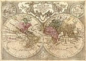 Guillaume Delisle, World Map, 1775