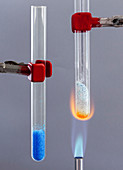 Anhydrous Copper Sulfate, Heated