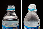 Liquid and Frozen Water in a Bottle