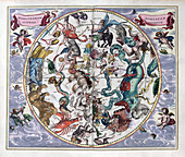 Southern Hemishpere, Harmonia Macrocosmica, 1660