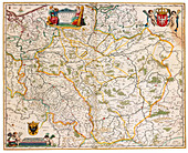 Joan Blaeu, Poland Map, 17th Century