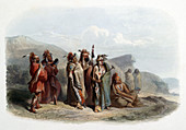 Native American Sauk and Meskwaki Indians, 1830s