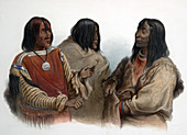 Native American Tribal Indian Chiefs, 1830s