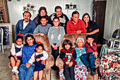 Multigenerational Hispanic Family