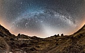 Winter Milky Way Arch and Zodiacal Light
