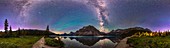 Bow Lake, Banff, Canada, by Night