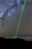 Laser guide star from William Herschel Telescope