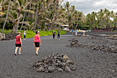 Black Sand Beach, Hawaii, USA
