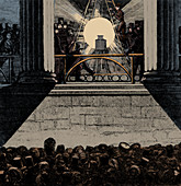 Electric Light Demonstration, London, 1848