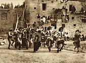 Buffalo Dance at Hano, 1921