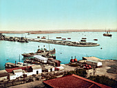 Suez Canal, Red Sea, 1905