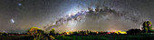 Milky Way over a Chilean farm