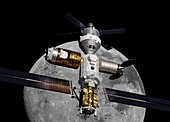 Lunar Orbital Platform-Gateway, illustration