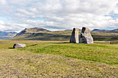 Icelandic burial site and stones