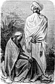 19th Abyssinian men, illustration