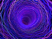 Illustration of an abstract plexus tunnel