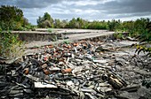 Asbestos on brownfield land