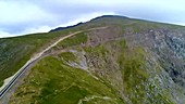 Snowdon, from drone