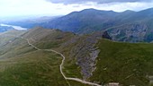 Snowdon, from drone