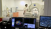 PET-CT scanner control room