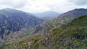 Snowdonia views, from drone