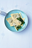 Ravioli di ricotta ai spinaci – ricotta and spinach ravioli