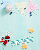 Decoration and utensils for kids party
